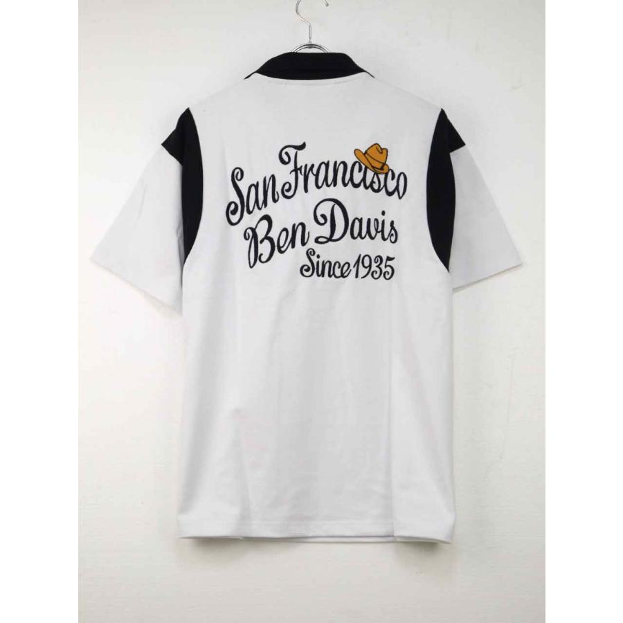 【ビッグサイズ】ベンデイビス ボーリングシャツ ホワイト&ブラック XLサイズ ビッグサイズ】ベンデイビス ボーリングシャツ ホワイト