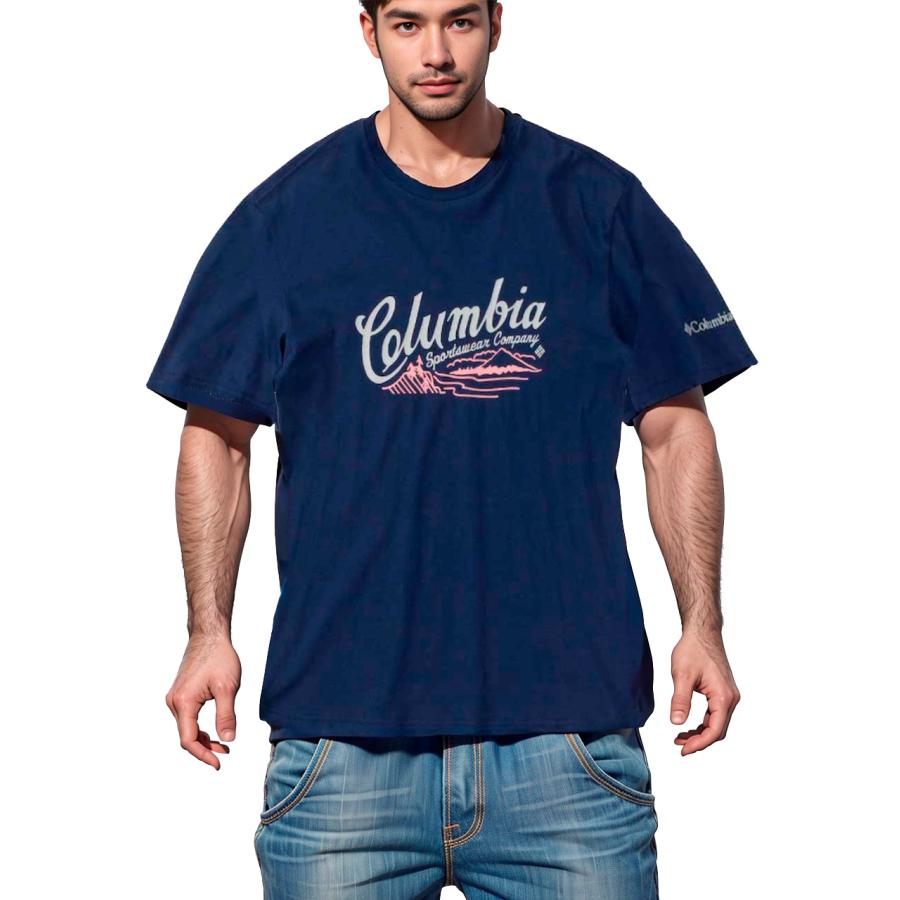 Columbia（コロンビア） Tシャツ 大きいサイズ メンズ プリントT 