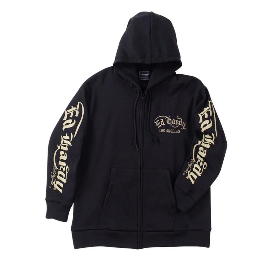 スウェットパーカー エドハーディ 大きいサイズ メンズ Ed Hardy