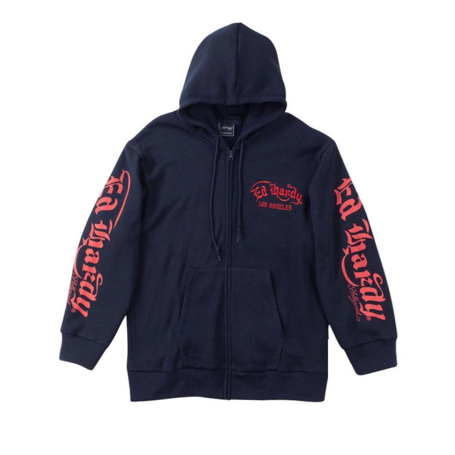 スウェットパーカー エドハーディ 大きいサイズ メンズ Ed Hardy