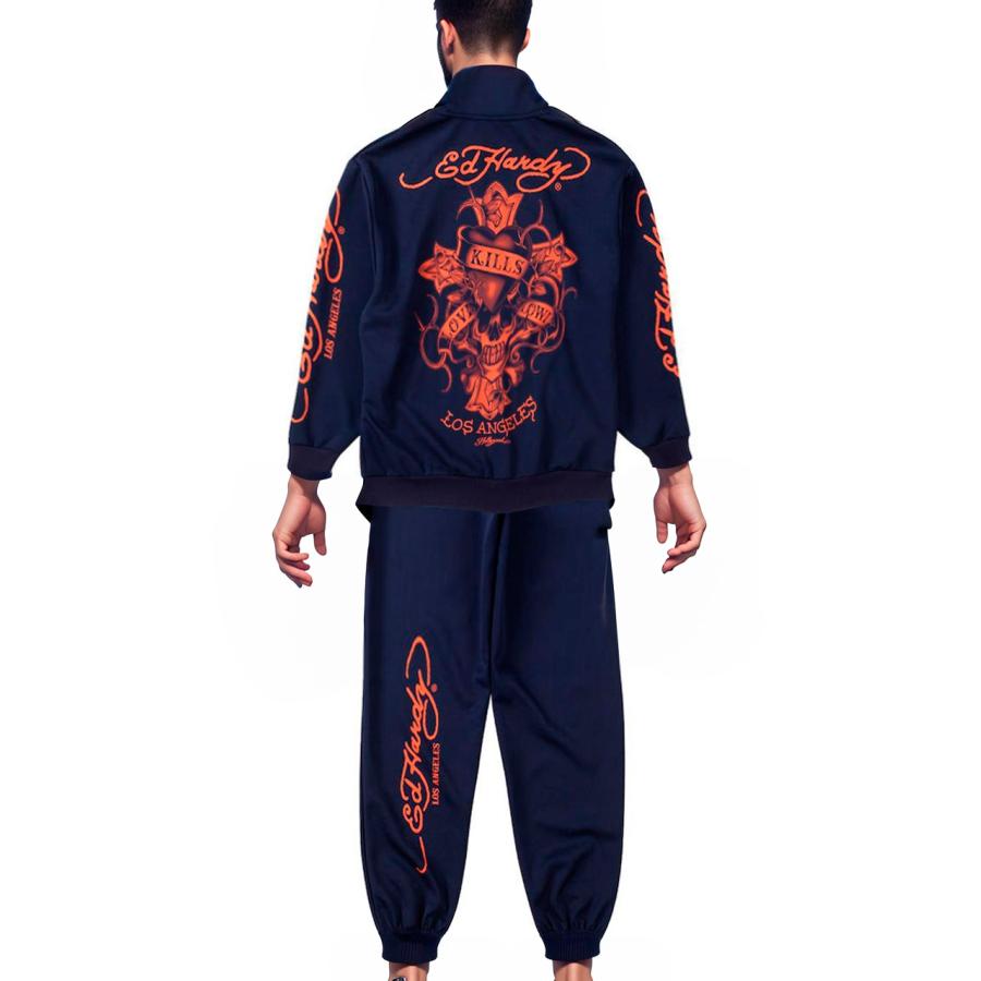 Ed Hardy（エド・ハーディー） ジャージ上下 大きいサイズ メンズ