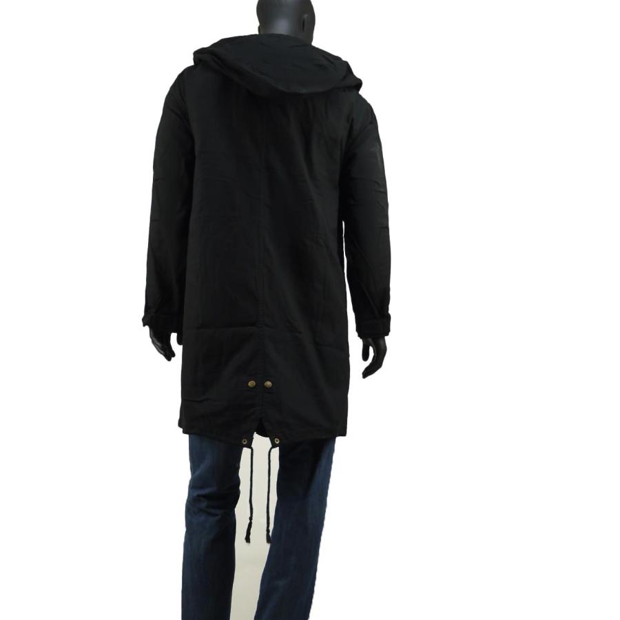 モッズコート 大きいサイズ メンズ 薄手 ミリタリーコート ロング