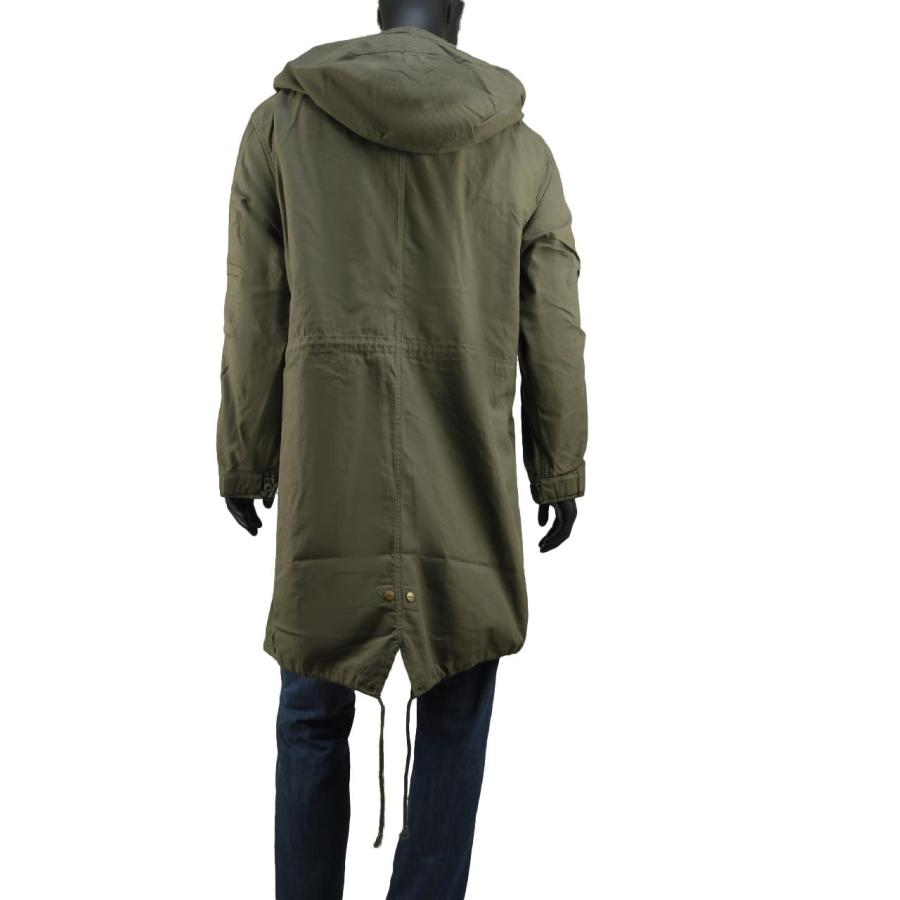 モッズコート 大きいサイズ メンズ 薄手 ミリタリーコート ロング