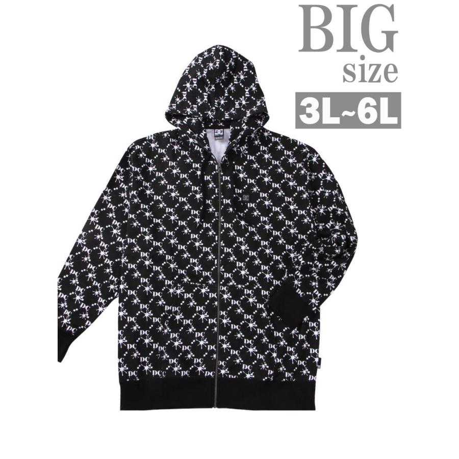 DC SHOES（ディーシーシューズ） パーカー 大きいサイズ メンズ 総柄