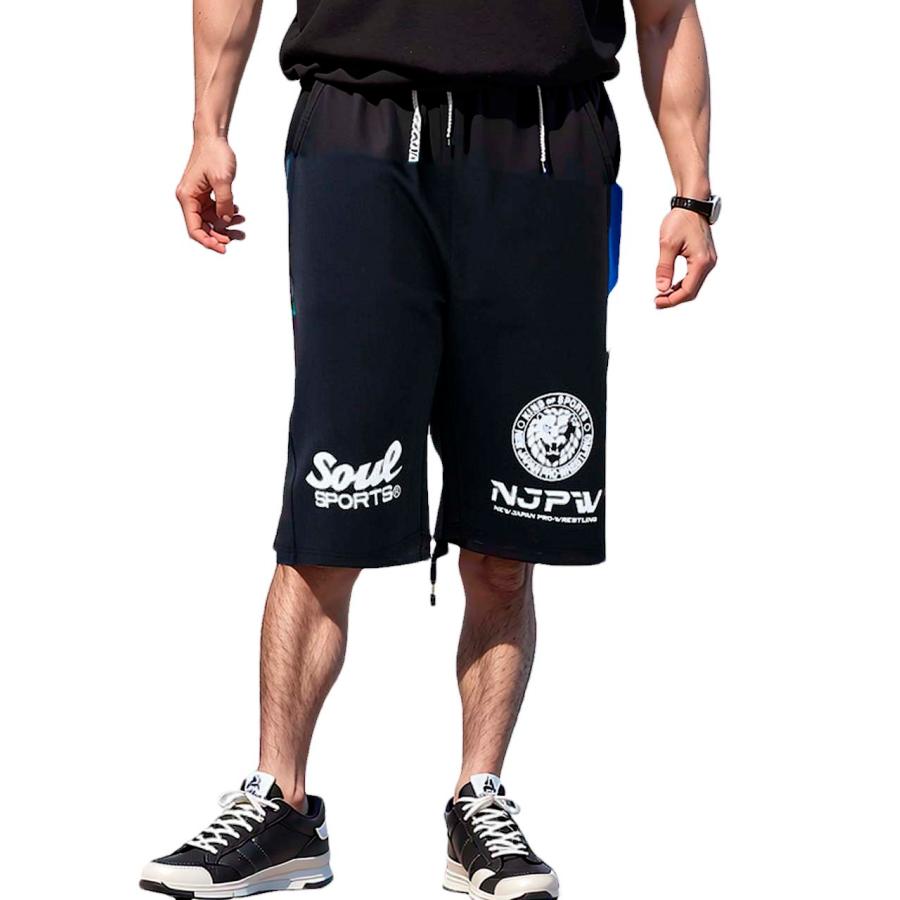 ジャージ ハーフパンツ 大きいサイズ メンズ 新日本プロレス SOUL
