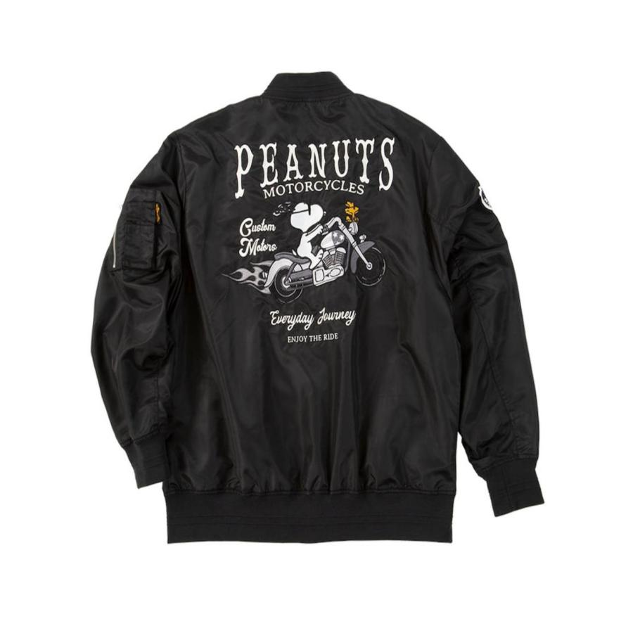 Flag staff（フラッグスタッフ） × PEANUTS スヌーピーコラボ MA-1