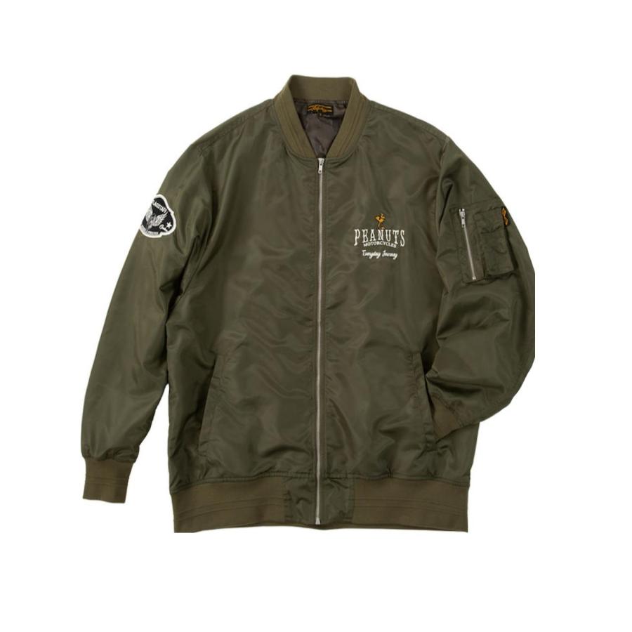 Flag staff（フラッグスタッフ） × PEANUTS スヌーピーコラボ MA-1