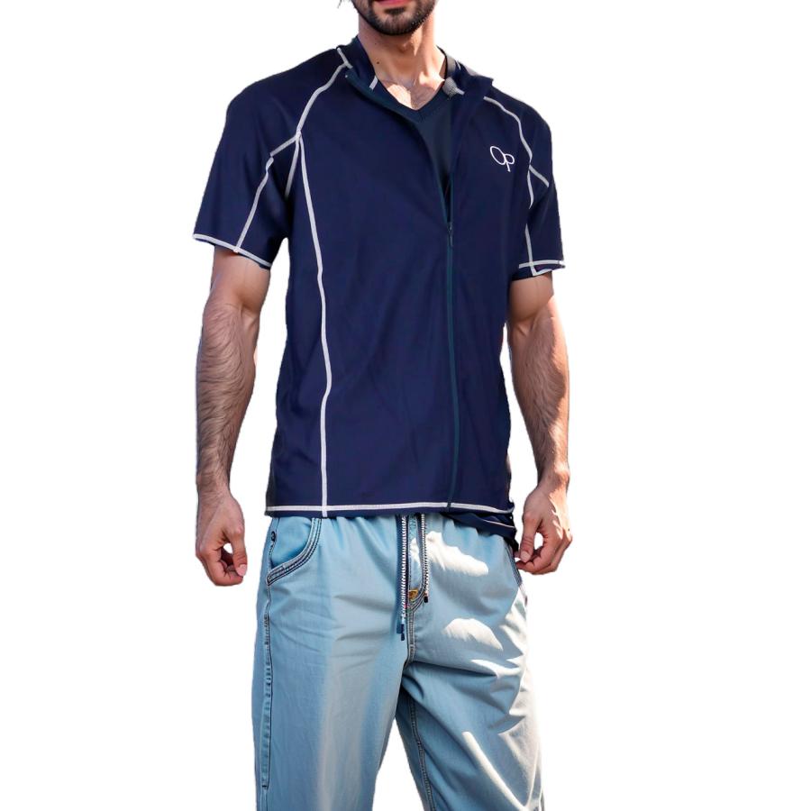 半袖フルジップラッシュガード 3L 4L 5L 6L 8L オーバーサイズ