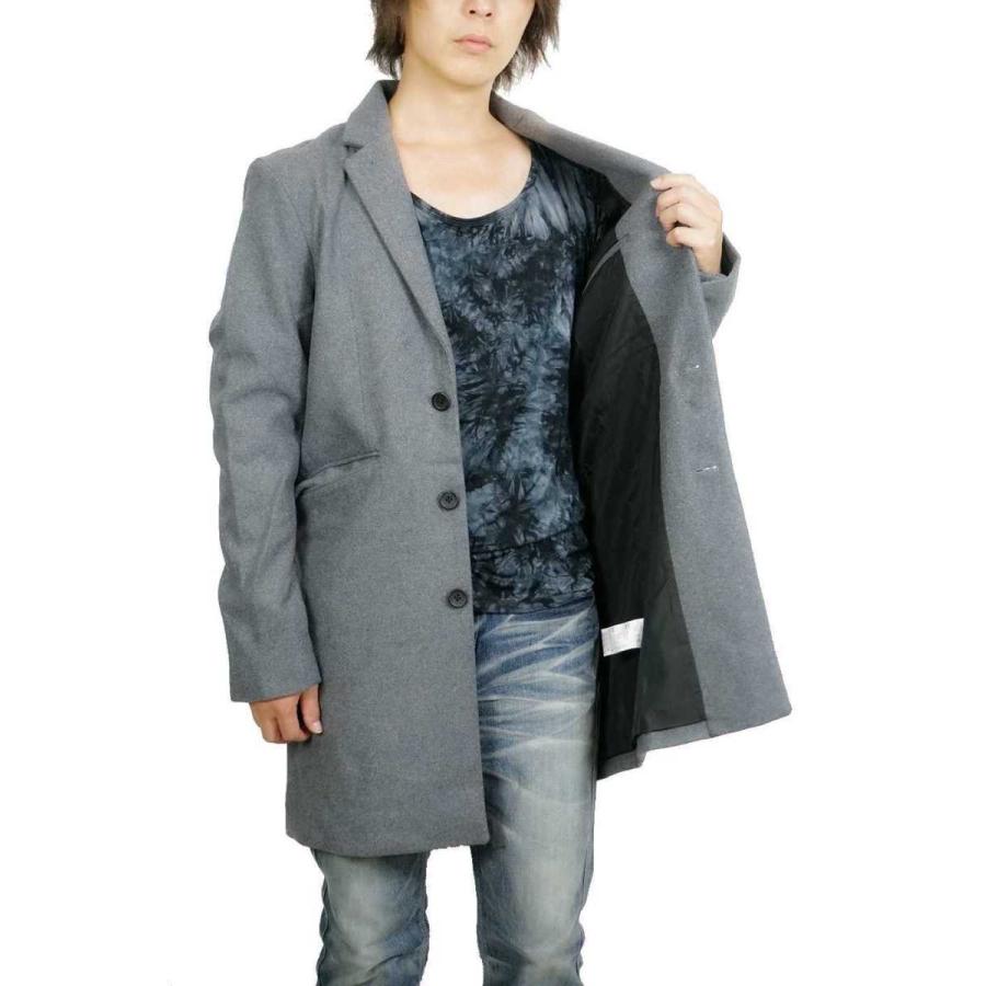 送料無料 チェスターコート メンズ メルトン コート アウター ロングコート キャメル メルトンコート ビジネスコート ロング ジャケット ブラック ネイビー D300911 06 Saganstyle Yahoo 店 通販 Yahoo ショッピング