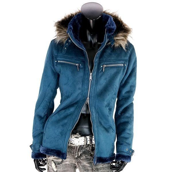 ムートン B7ジャケット メンズ 裏ボア ミックスファーB7 フェイク