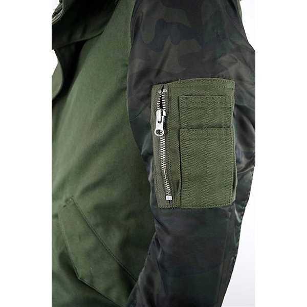 モッズコート ミリタリーコート メンズ 中綿入り リアルファー 防寒