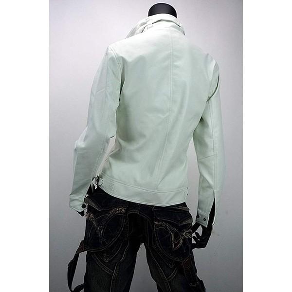 DEGNER ブラック シングルライダースジャケット NO ID. ジャケット ライダースジャケット mj9031-BIGダブル