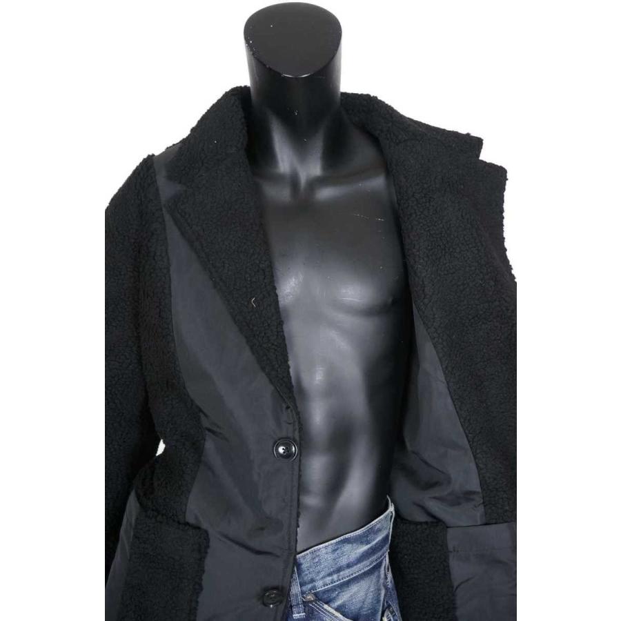 送料無料】メンズ リバーシブル 2WAY ボア 切替 チェスターコート