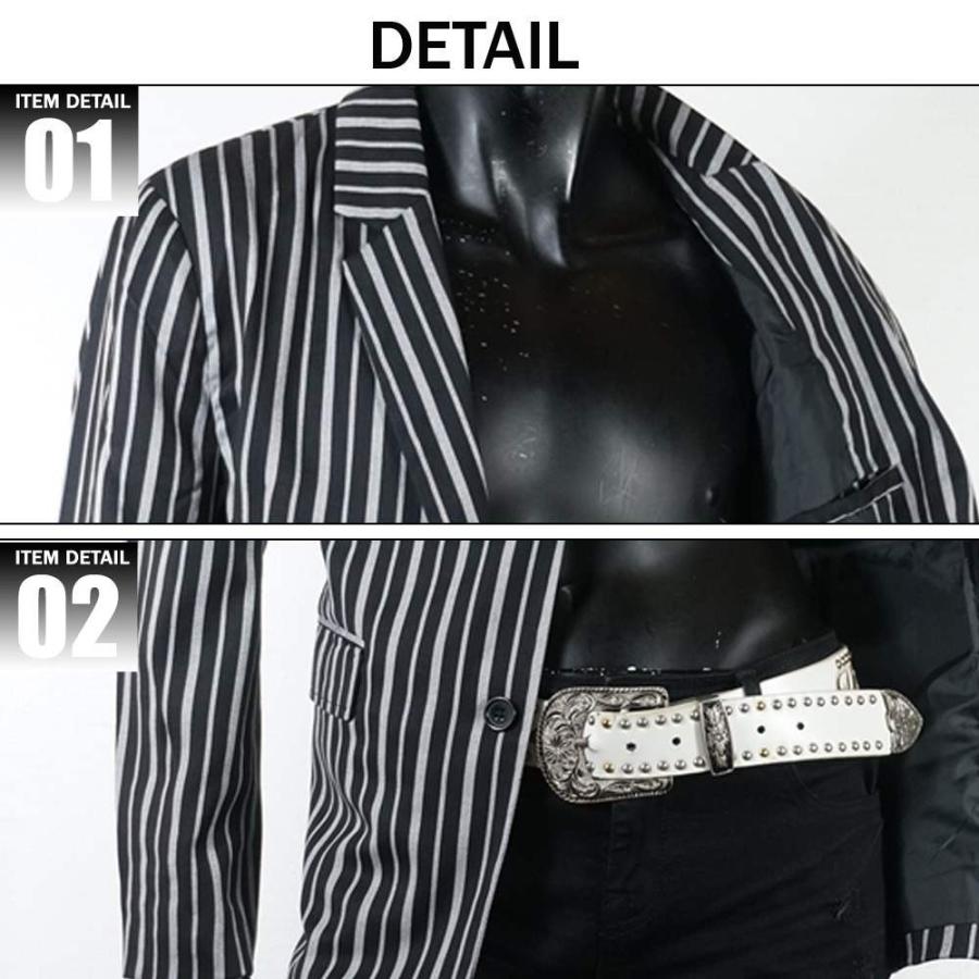 送料無料】ジャケット ストライプジャケット 2Bジャケット