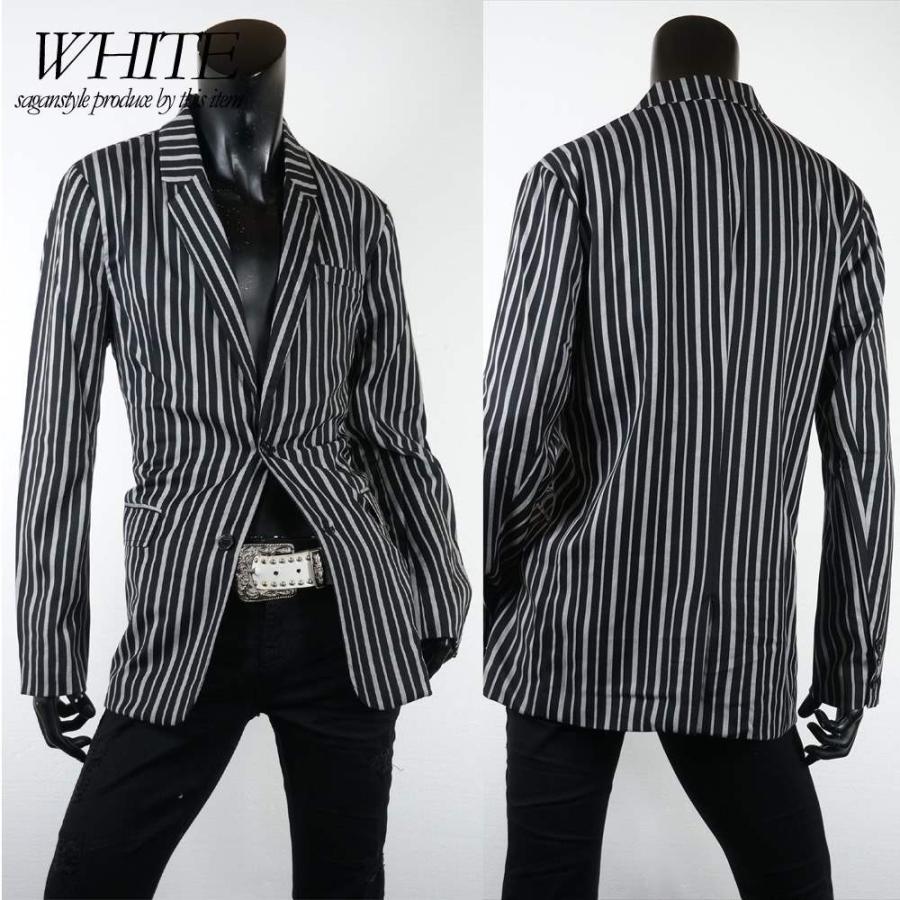 送料無料】ジャケット ストライプジャケット 2Bジャケット