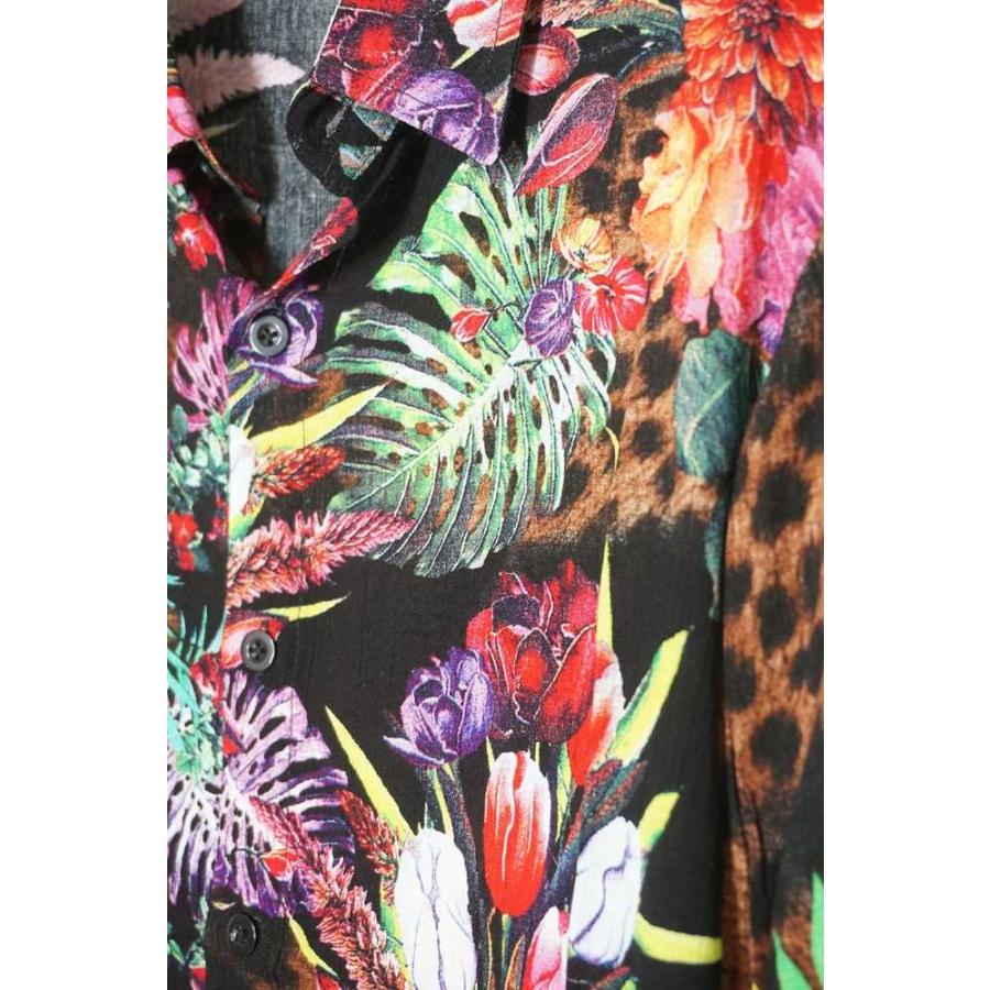 送料無料 メンズ 男性 花柄シャツ 豹柄 長袖シャツ フラワー レオパード 春 夏 カジュアル 柄シャツ ストリート K0624 03 Saganstyle Yahoo 店 通販 Yahoo ショッピング