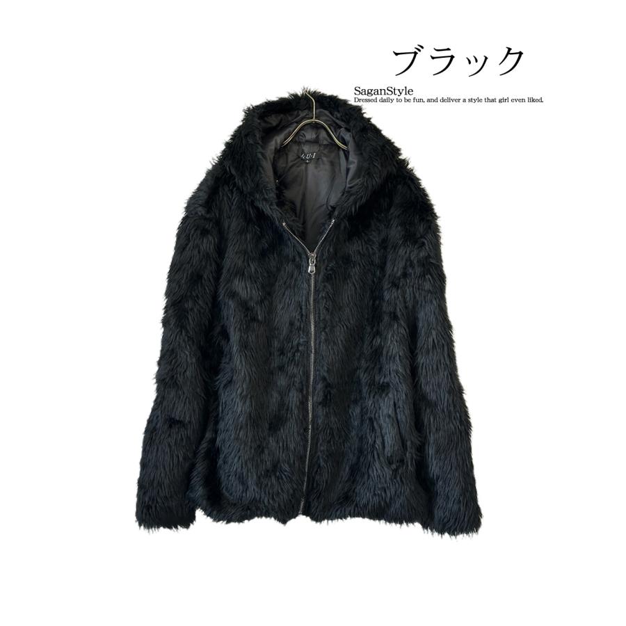 送料無料】メンズ 男性 服 アウター フェイクファーパーカー ファー