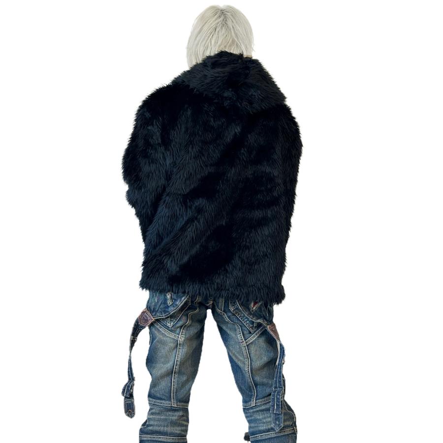 送料無料】メンズ 男性 服 アウター フェイクファーパーカー ファー
