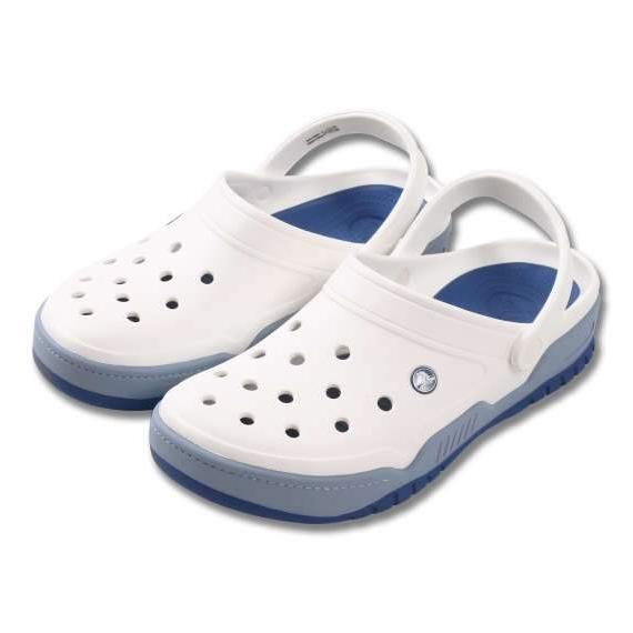 FASHION ホワイト クロッグサンダル*10 famshoe_207988-100-11000