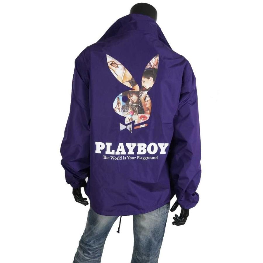 メンズ ユニセックス PLAYBOY プレイボーイ コーチジャケット シャツ