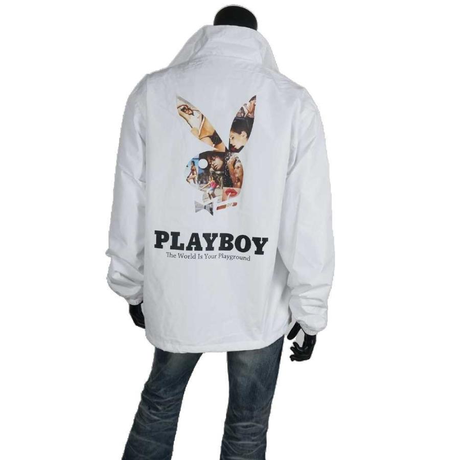 メンズ ユニセックス PLAYBOY プレイボーイ コーチジャケット シャツ