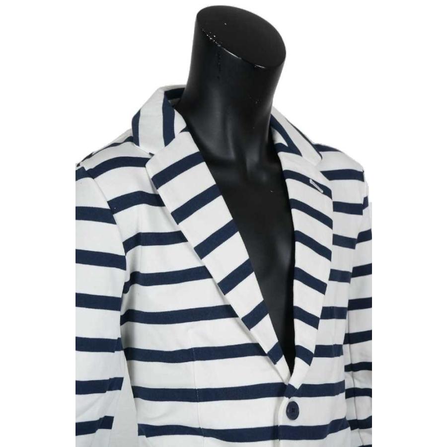 送料無料 メンズ ボーダー裏毛テーラードジャケット カットソージャケット アウター 羽織り 春物 春 夏 カジュアル サーフ Q0213 01 Saganstyle Yahoo 店 通販 Yahoo ショッピング