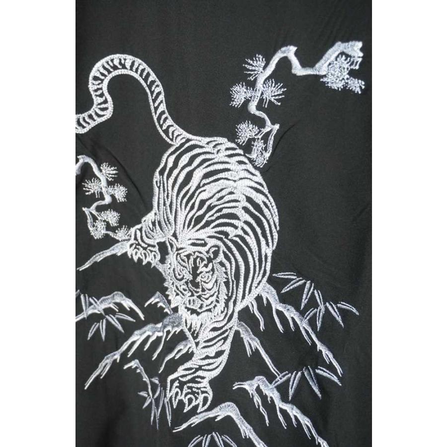 送料無料】メンズ 男性 和柄刺繍入りボーリングシャツ