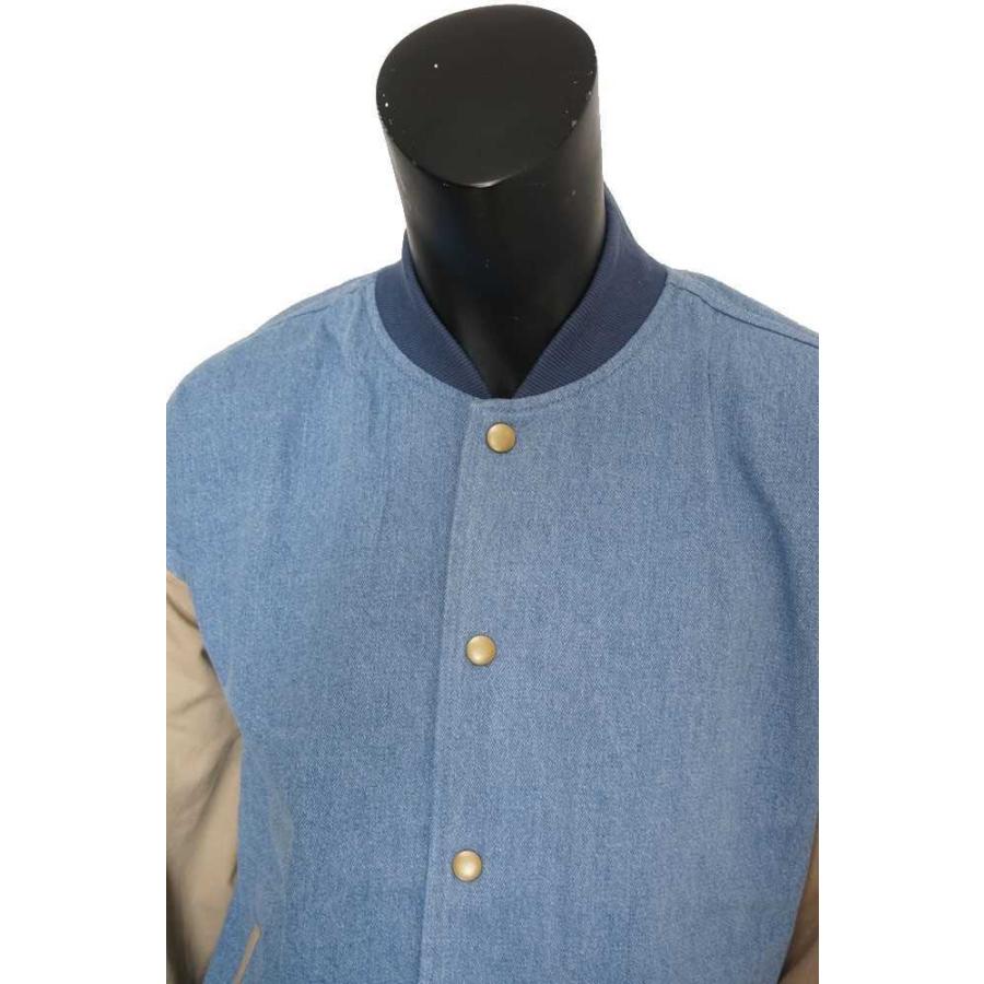 特価商品 メンズ 10ozデニムスタジャン 秋冬 オシャレ カジュアル 配色 異素材 ストリート スタジアムジャンパー 10ozデニムスタジャン アウター 服 男性 送料無料 メンズ 服 かっこいい 男 ジャケット Www Recycling Carbon Org