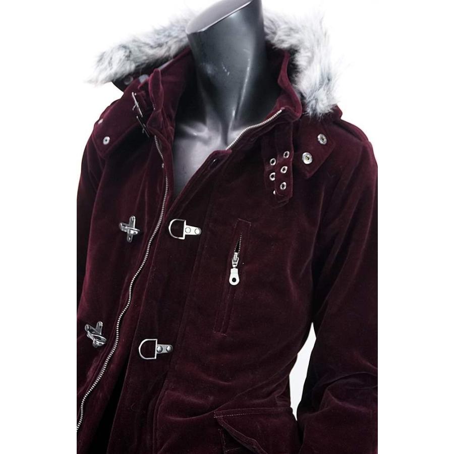 送料無料】 ベロアファイヤーマン コート メンズ ファーコート