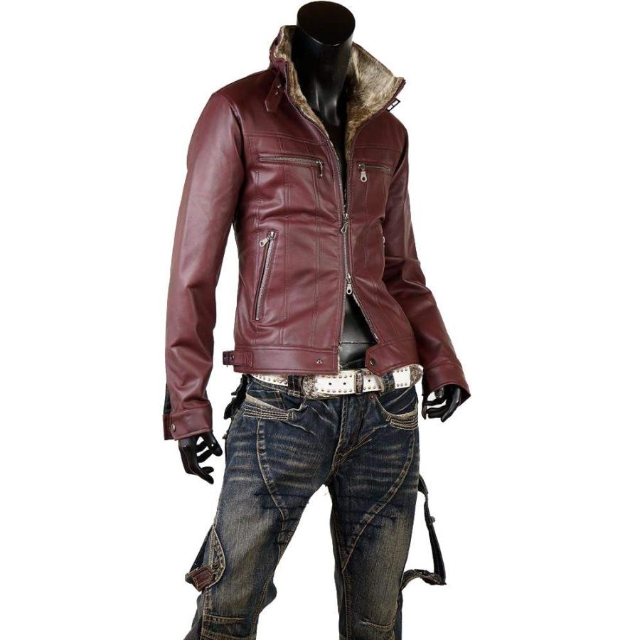 ライダースジャケット メンズ ライダース レザー レザージャケット