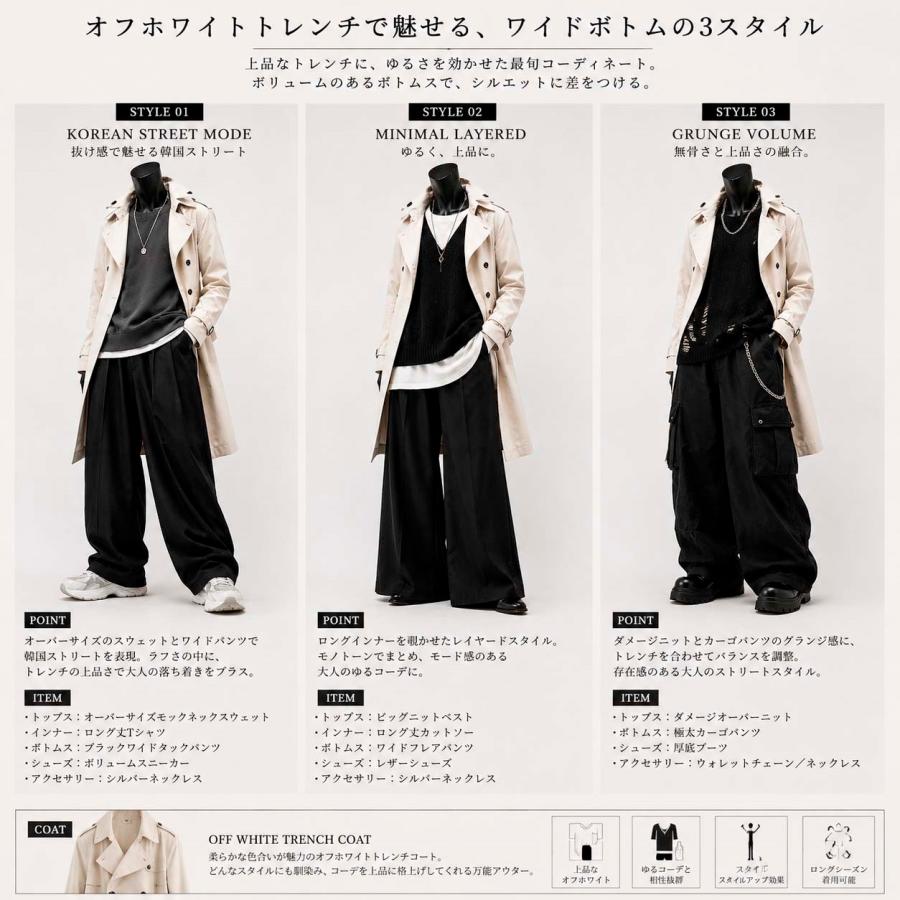 PUレザーロング丈トレンチコート メンズ レザーコート ロングコート