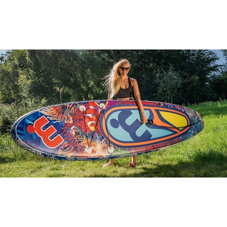 キャンペーン中 ベストプレゼント ミストラル mistral スタンドアップパドルボード SUP 送料無料 コーラル CORAL 10'5 パドル＆リーシュセット サップ |  | 11