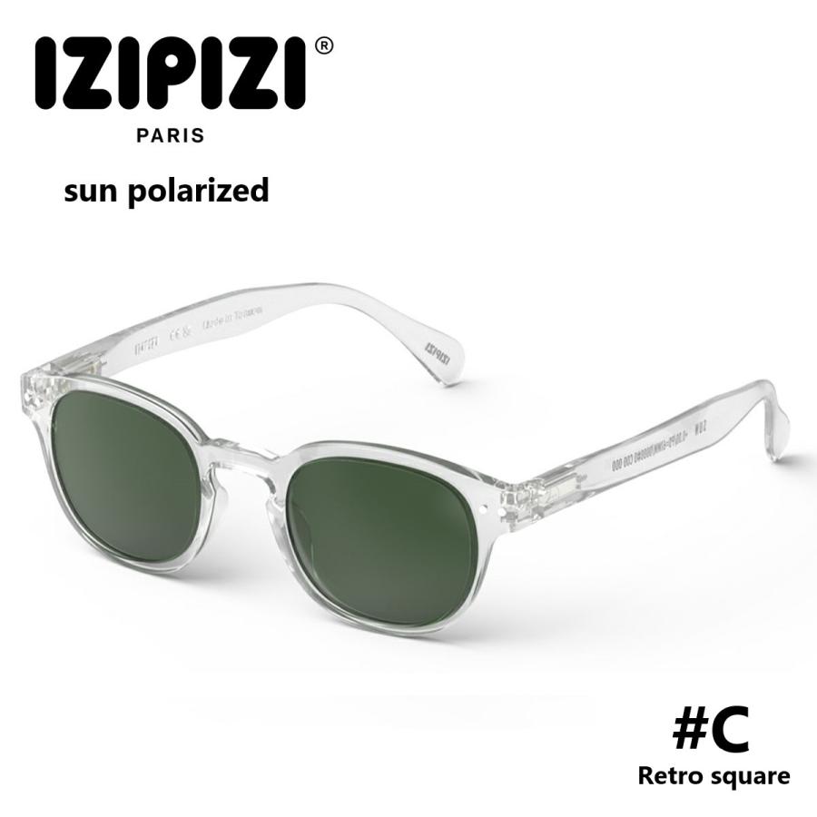 IZIPIZI（イジピジ） サングラス 偏光レンズ サン ポラライズド #C