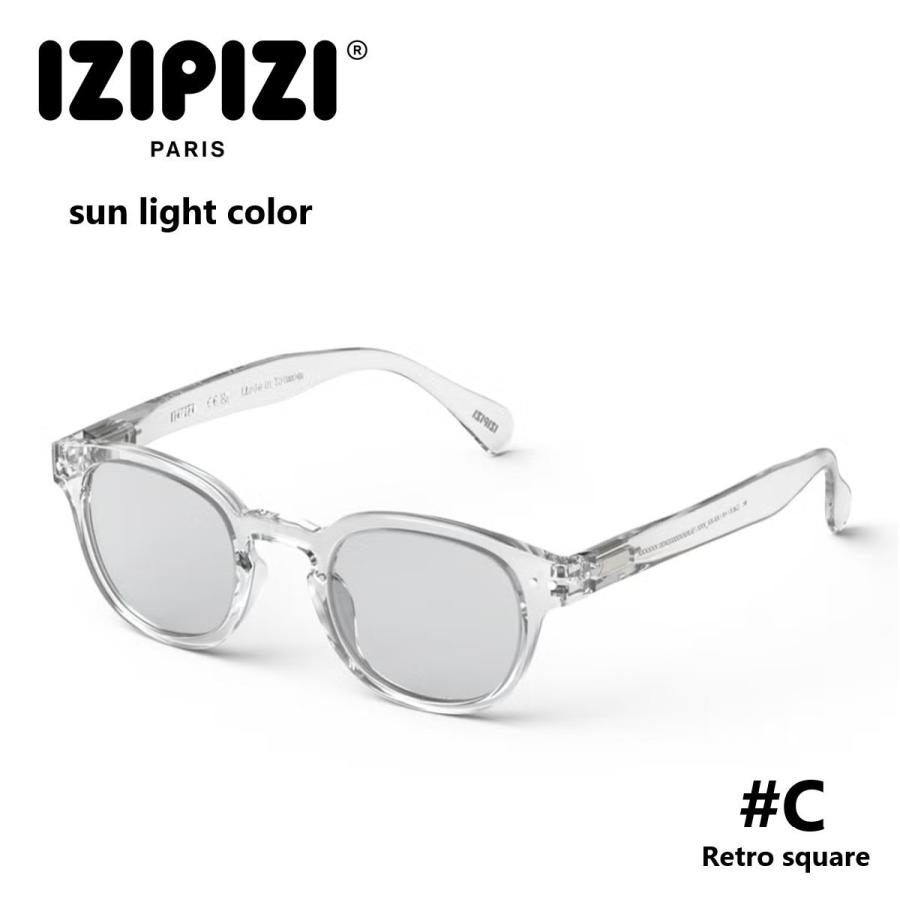 IZIPIZI（イジピジ） サングラス サン ライト カラー #C レトロ