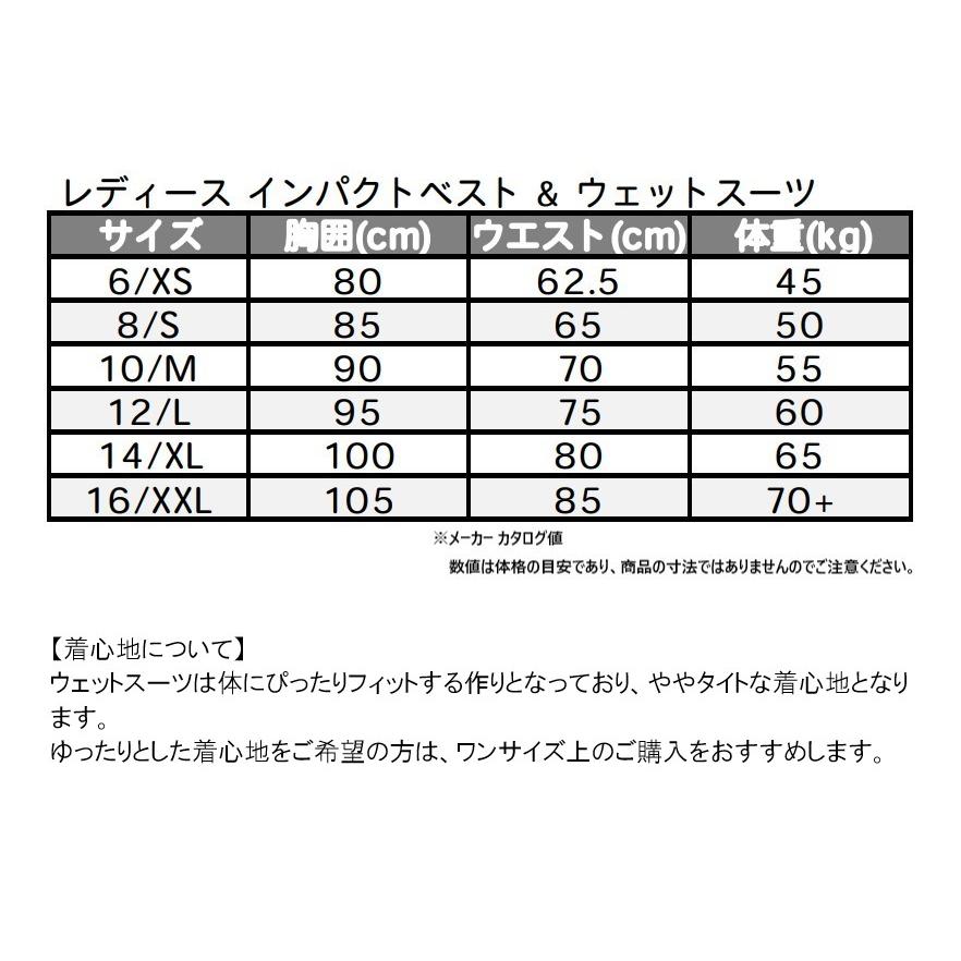 ジェットパイロット JETPILOT ウェットスーツ 送料無料 レディース RX ジェーン&ジャケット JA21251 水上バイク ジェット｜sagara-net-marine｜10