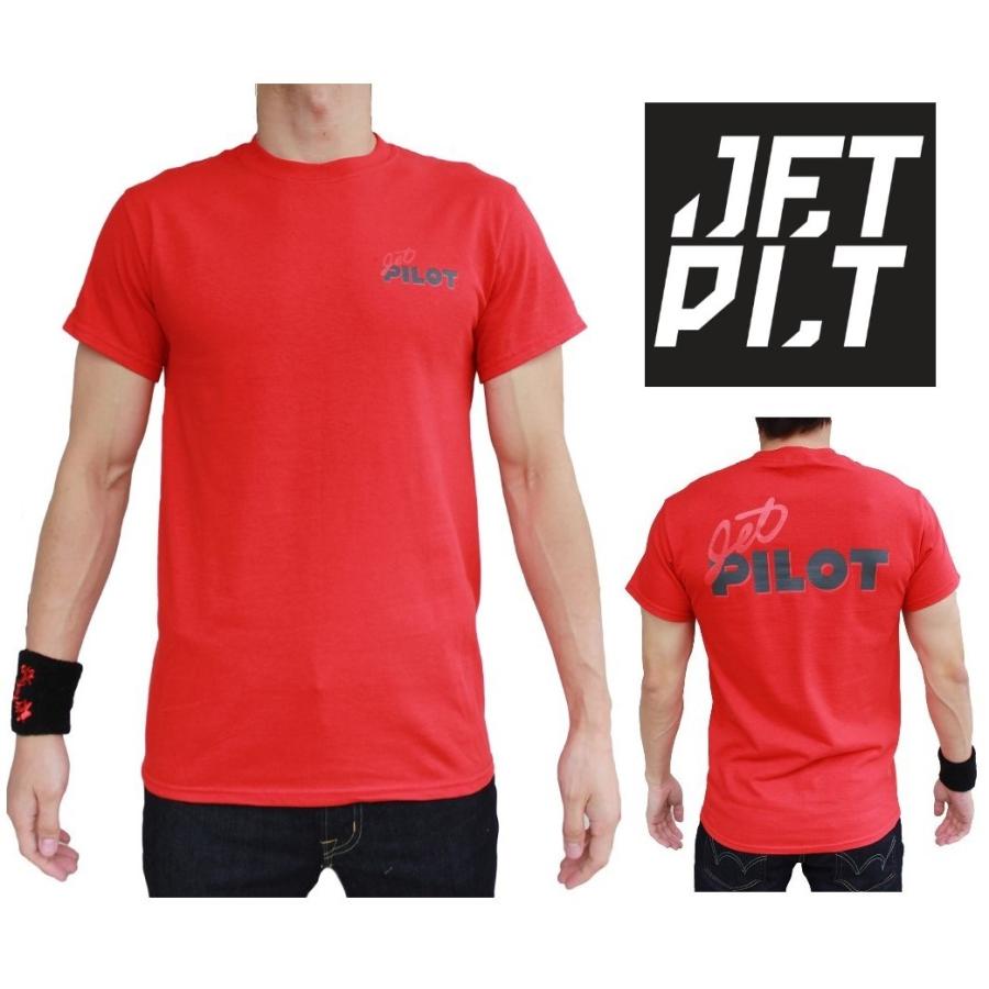 ジェットパイロット JETPILOT Tシャツ メンズ 半袖 送料無料 マイ ジェットパイロット S/S TEE レッドボディ グレーロゴ MJ20SS My Jetpilot #MYJETPILOT｜sagara-net-marine