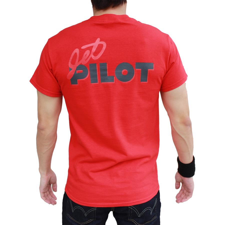 ジェットパイロット JETPILOT Tシャツ メンズ 半袖 送料無料 マイ ジェットパイロット S/S TEE レッドボディ グレーロゴ MJ20SS My Jetpilot #MYJETPILOT｜sagara-net-marine｜03