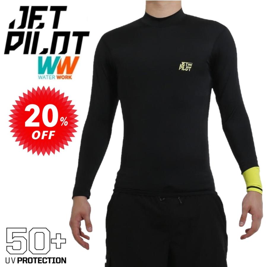 ジェットパイロット JETPILOT メンズ ラッシュガード 長袖 セール 20％オフ 送料無料 スプライス L/S ラッシー S18505 ジェット ウェイク サップ｜sagara-net-marine｜02