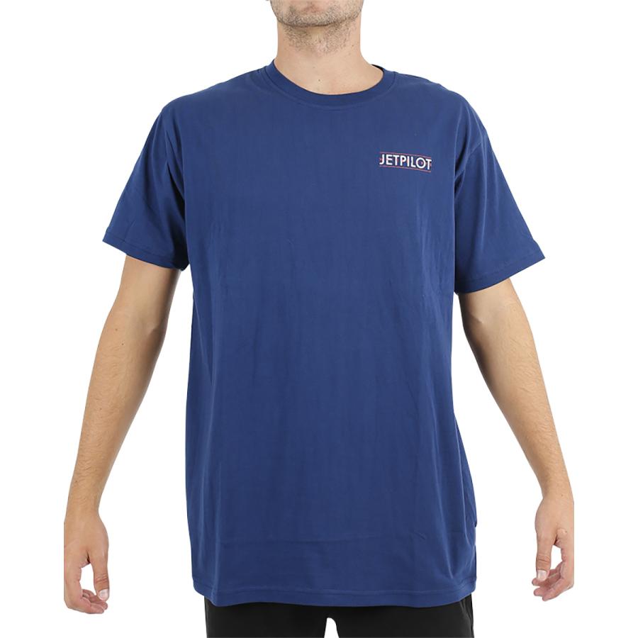 ジェットパイロット JETPILOT Tシャツ セール 50％オフ 送料無料 アウトボード メンズ TEE S19666 ネイビー L｜sagara-net-marine｜02