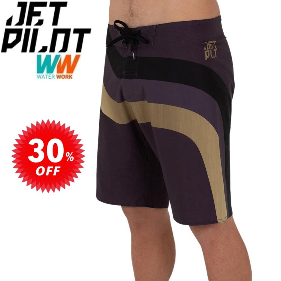 ジェットパイロット ボードパンツ セール 20オフ 送料無料 ワイルド スワイプ ボードショーツ S20905 チャコール/ゴールド 34