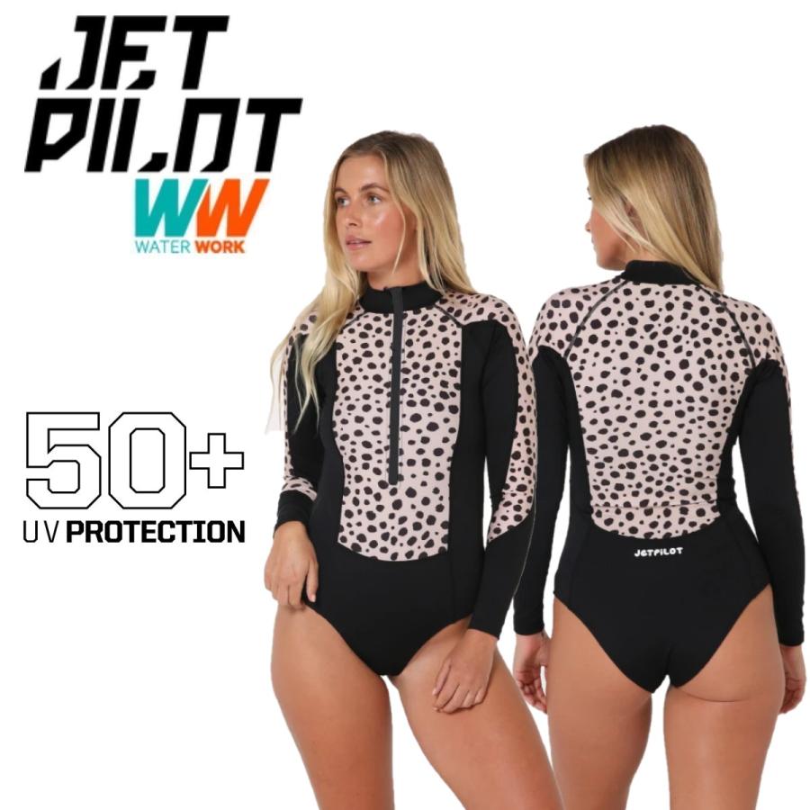 ジェットパイロット JETPILOT 2024 レディース 水着 送料無料 シーナ ライクラ スイムスーツ S23010 レオパード 8/S | 