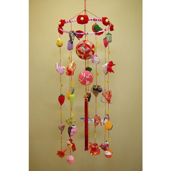 ひな祭り装飾品 ピンク 木目込み 3】縁起の良い柳川さげもん 木目込み