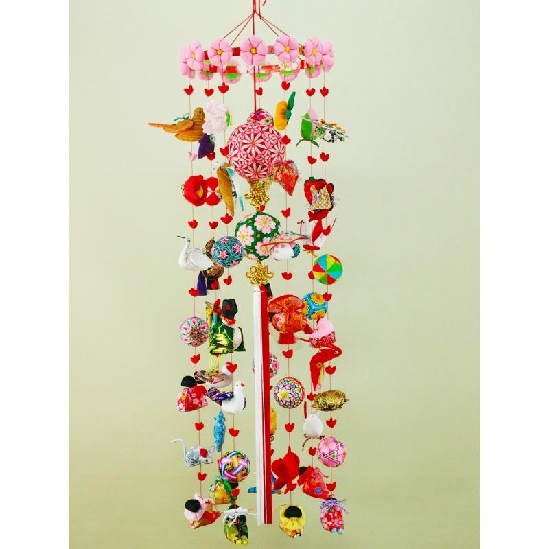 柳川さげもん美草 初雛のつるし飾り 51さげ飾り【 M212H】 : 柳川