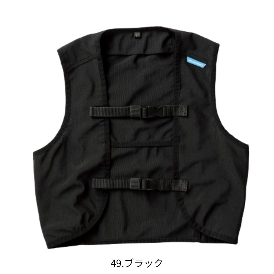 26535-S メッシュベスト&保冷剤セット クロダルマ 清涼グッズ 春夏 