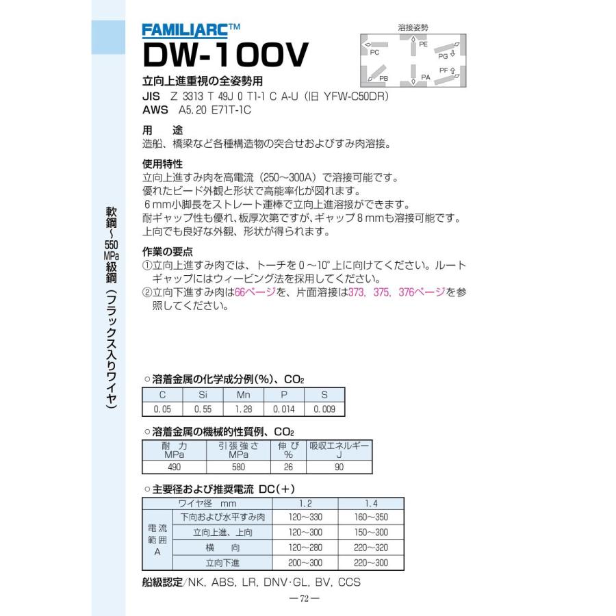 神戸製鋼 フラックス入りワイヤ DW-100V 1.2mm 12.5kg巻 : SA 神戸製鋼 フラックス入りワイヤ DW-100V 1.2mm 12.5kg巻 : SA