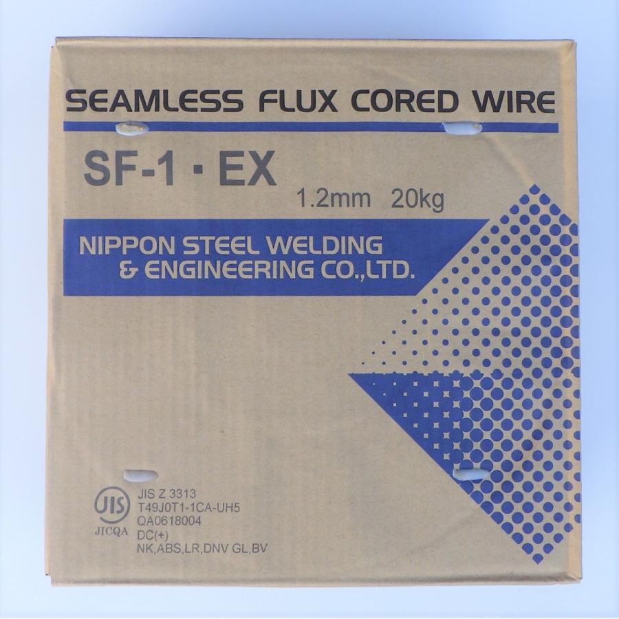 【価格変更】半自動溶接用ワイヤ　SF-1 日鉄 溶接工業 半自動溶接ワイヤ SF-1 EX ( SF1EX ) フラックス φ 1.2
