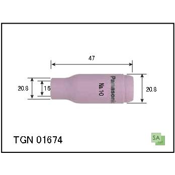 Panasonic純正品　パナソニック　TIG溶接用ノズル　No.10　TGN01674｜sah-net｜02