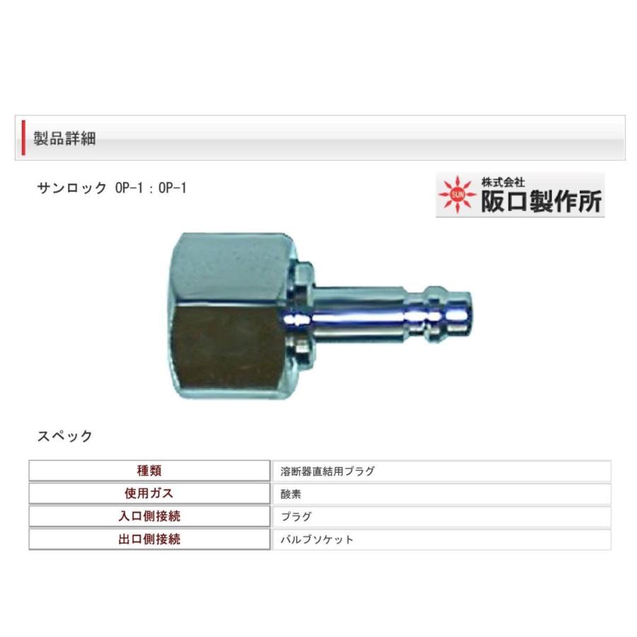阪口製作所 中型切断器 CT-01（火口3本付）アセチレン用【サンロック
