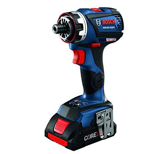 公式格安 ボッシュ GSR 18 V-535 FCB 15 18 V EC Brushless Connected-Ready Flexiclick?5-In-1 Drill/Driver Systemと (1) GFA 18-H SDS-plus?サイドハンドル付き回