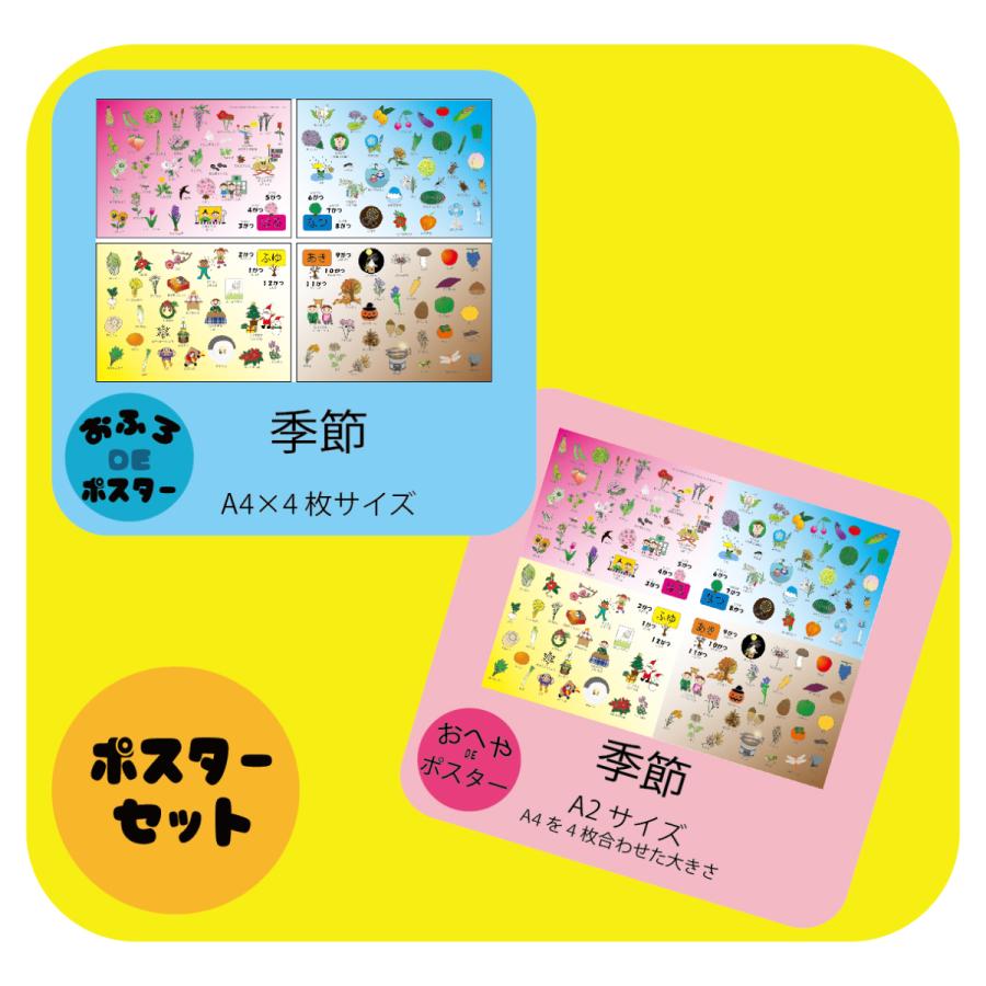 おうちdeおべんきょう 季節ポスターセット Seasonset Sai ヤフー店 通販 Yahoo ショッピング